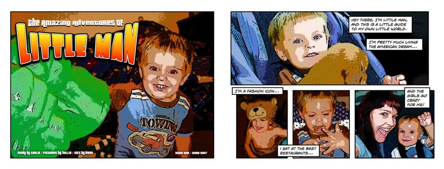 comic Little Man project - The Ultimate Comicbook Effect for Photoshop