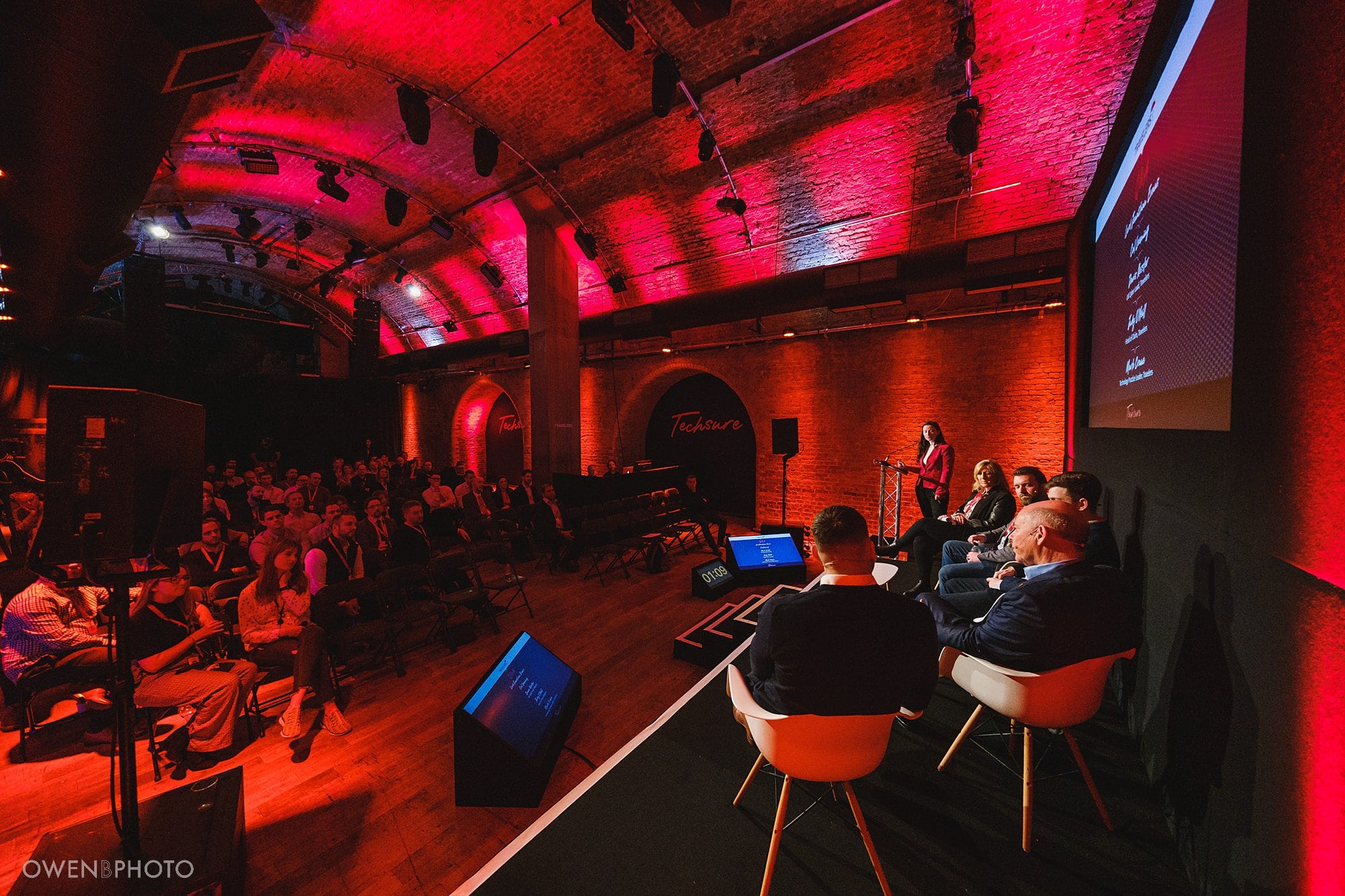 a corporate conference at the steelyard in london