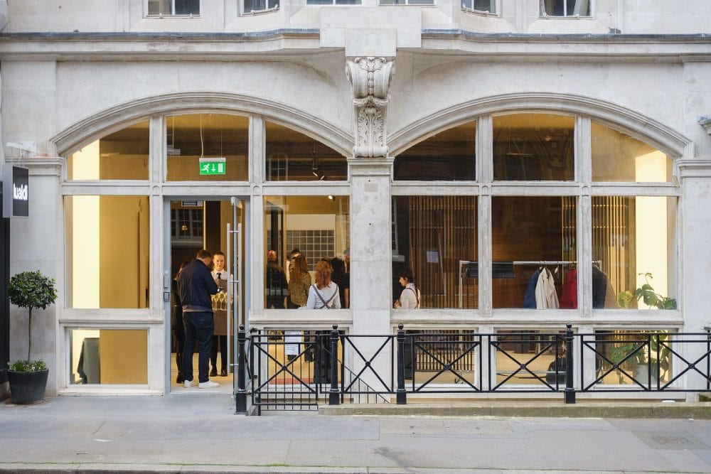 exterior of Lualdi, photographed for a showroom launch event